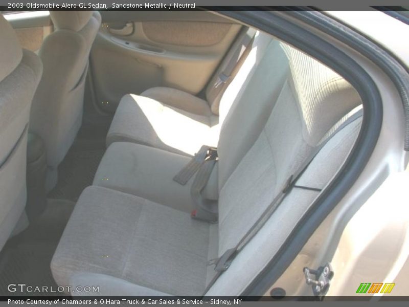 Sandstone Metallic / Neutral 2003 Oldsmobile Alero GL Sedan