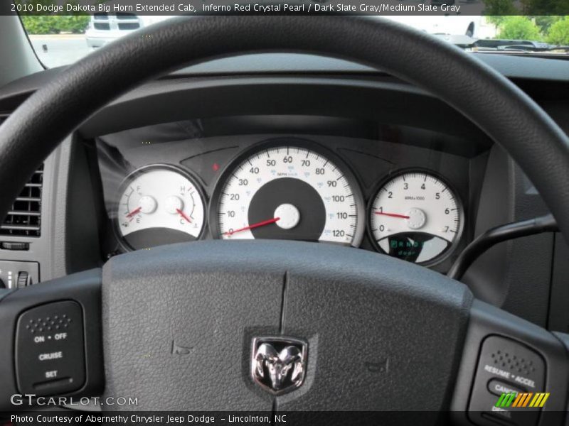 Inferno Red Crystal Pearl / Dark Slate Gray/Medium Slate Gray 2010 Dodge Dakota Big Horn Extended Cab