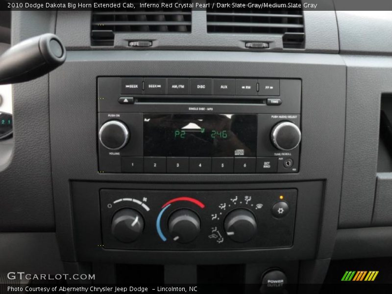 Inferno Red Crystal Pearl / Dark Slate Gray/Medium Slate Gray 2010 Dodge Dakota Big Horn Extended Cab