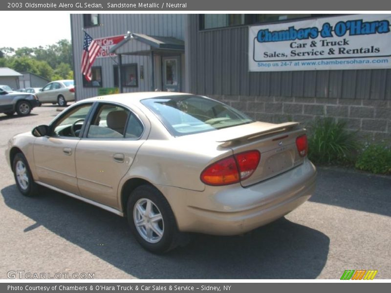 Sandstone Metallic / Neutral 2003 Oldsmobile Alero GL Sedan