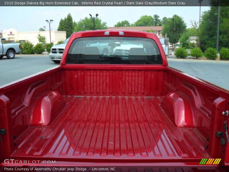 Inferno Red Crystal Pearl / Dark Slate Gray/Medium Slate Gray 2010 Dodge Dakota Big Horn Extended Cab