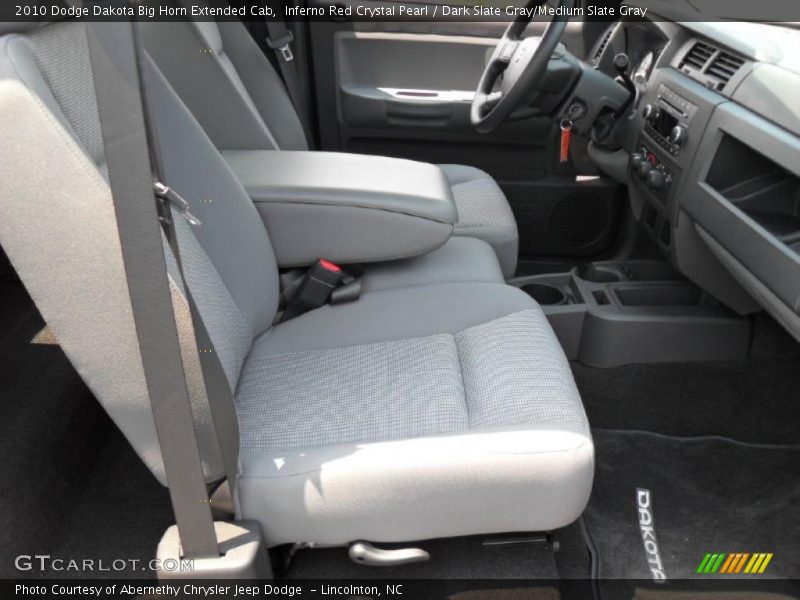 Inferno Red Crystal Pearl / Dark Slate Gray/Medium Slate Gray 2010 Dodge Dakota Big Horn Extended Cab
