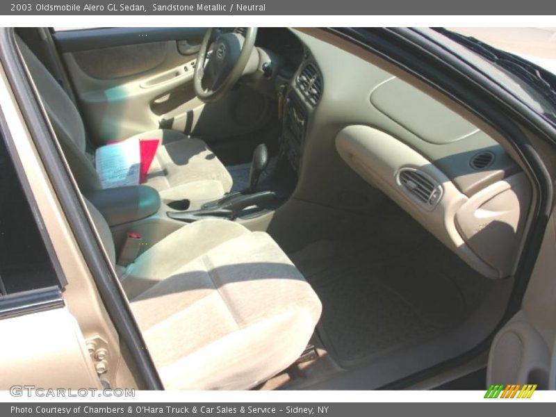 Sandstone Metallic / Neutral 2003 Oldsmobile Alero GL Sedan