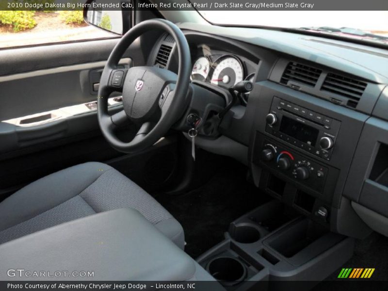 Inferno Red Crystal Pearl / Dark Slate Gray/Medium Slate Gray 2010 Dodge Dakota Big Horn Extended Cab
