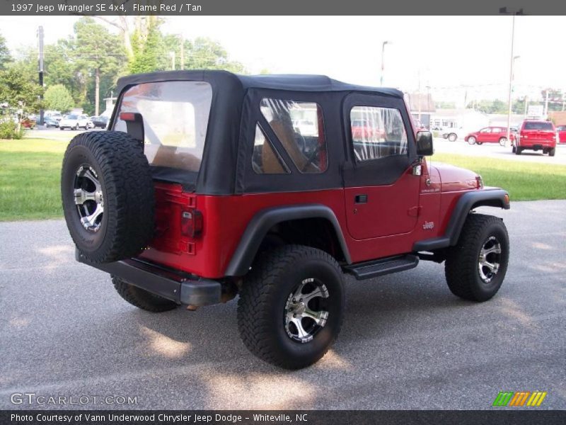 Flame Red / Tan 1997 Jeep Wrangler SE 4x4