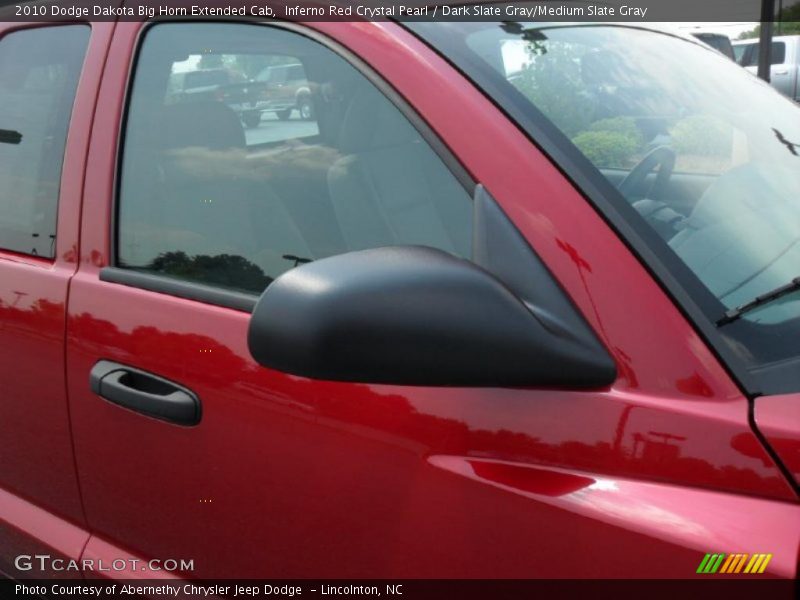Inferno Red Crystal Pearl / Dark Slate Gray/Medium Slate Gray 2010 Dodge Dakota Big Horn Extended Cab