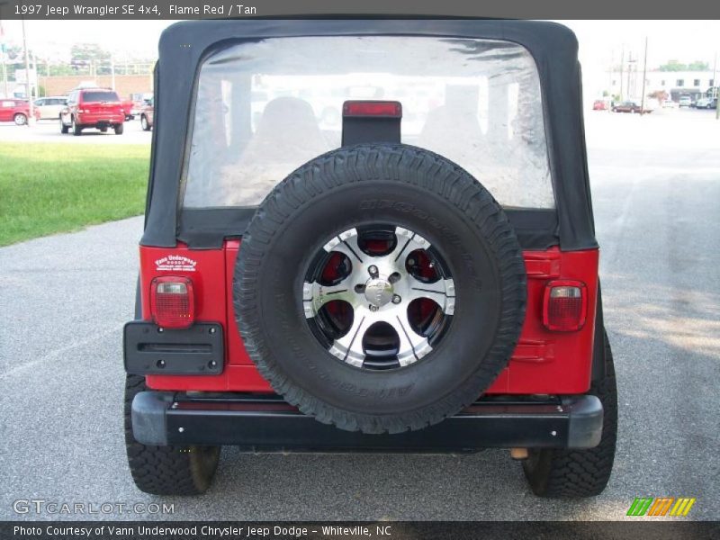 Flame Red / Tan 1997 Jeep Wrangler SE 4x4