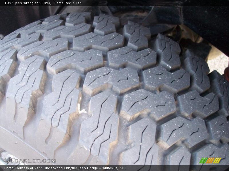 Flame Red / Tan 1997 Jeep Wrangler SE 4x4