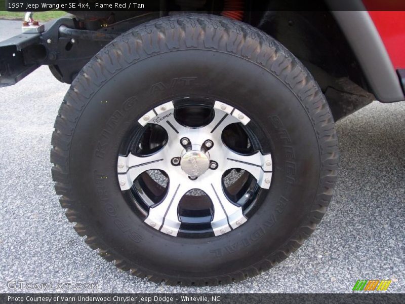 Flame Red / Tan 1997 Jeep Wrangler SE 4x4