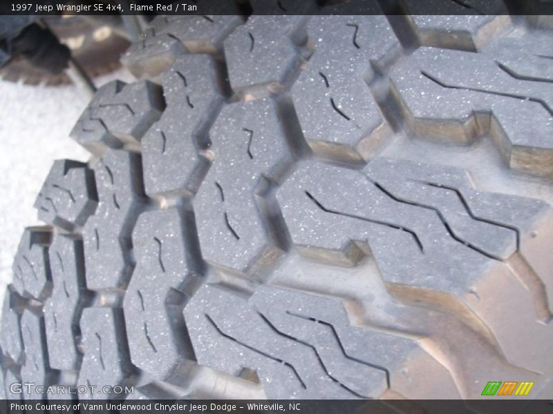 Flame Red / Tan 1997 Jeep Wrangler SE 4x4