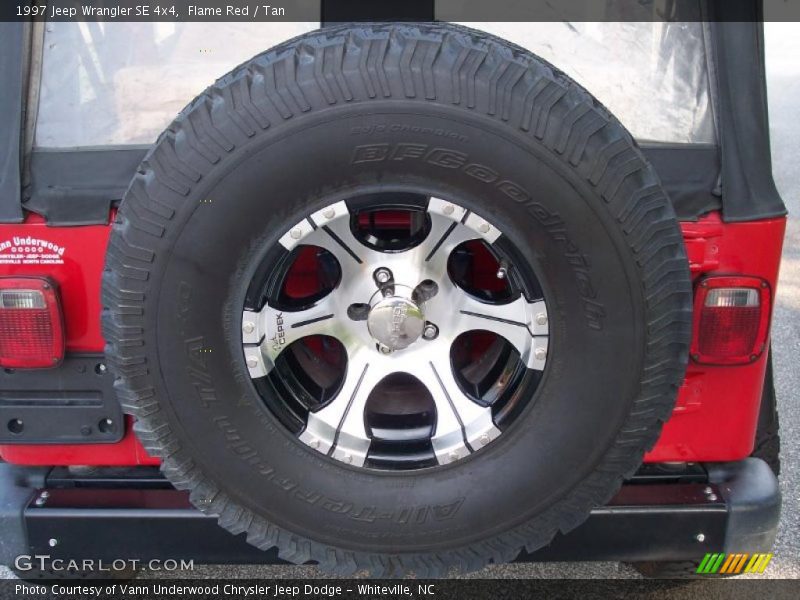 Flame Red / Tan 1997 Jeep Wrangler SE 4x4