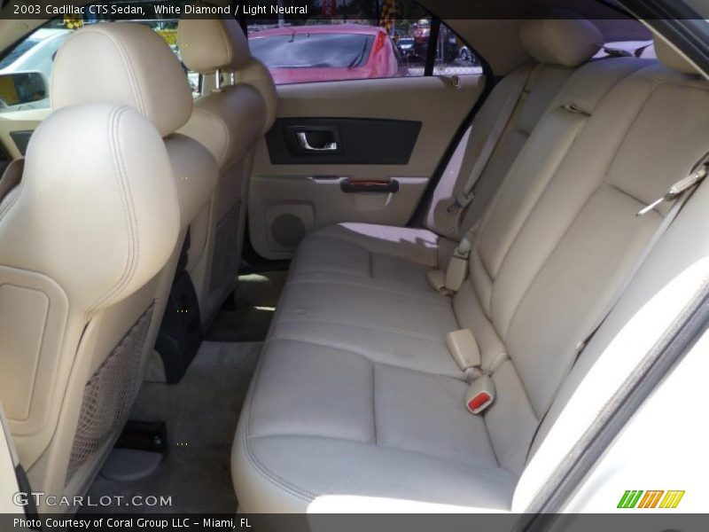 White Diamond / Light Neutral 2003 Cadillac CTS Sedan