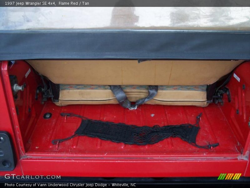 Flame Red / Tan 1997 Jeep Wrangler SE 4x4