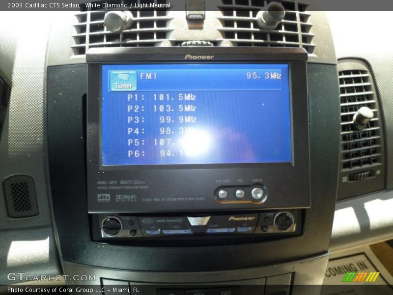 White Diamond / Light Neutral 2003 Cadillac CTS Sedan