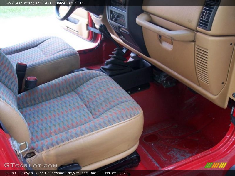 Flame Red / Tan 1997 Jeep Wrangler SE 4x4