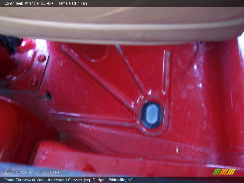 Flame Red / Tan 1997 Jeep Wrangler SE 4x4