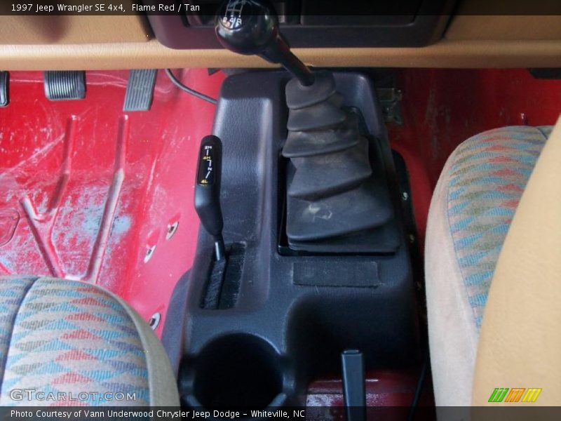 Flame Red / Tan 1997 Jeep Wrangler SE 4x4
