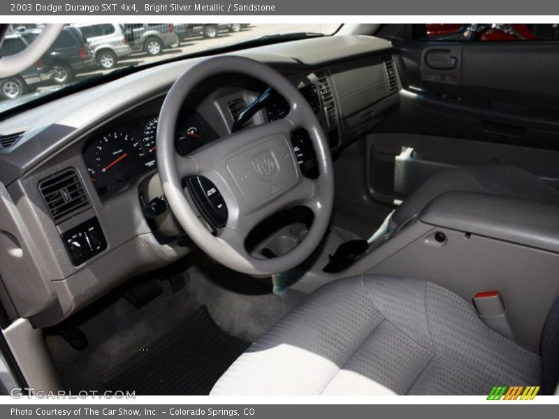 Bright Silver Metallic / Sandstone 2003 Dodge Durango SXT 4x4