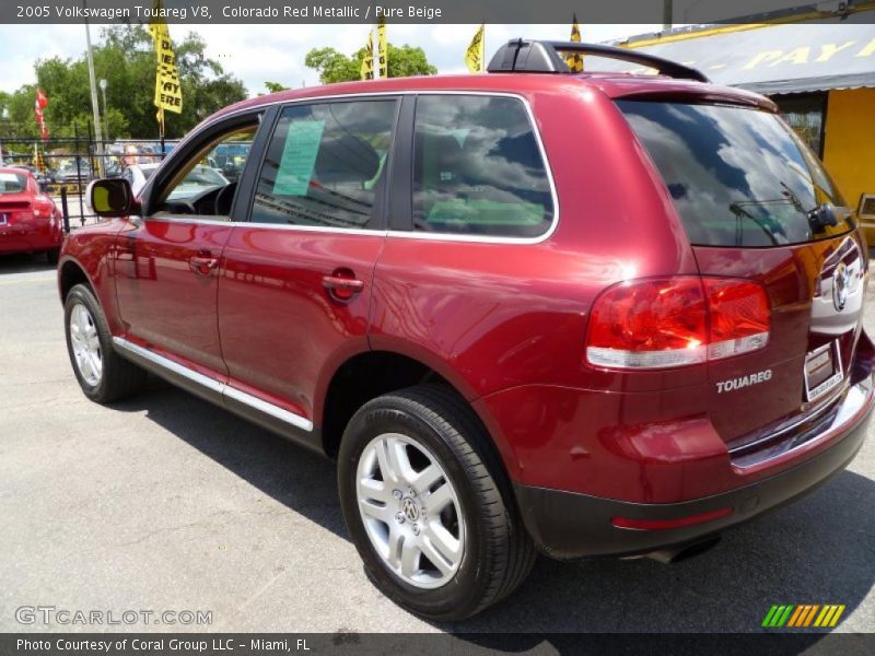 Colorado Red Metallic / Pure Beige 2005 Volkswagen Touareg V8