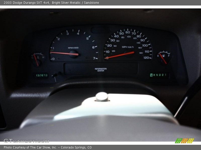 Bright Silver Metallic / Sandstone 2003 Dodge Durango SXT 4x4