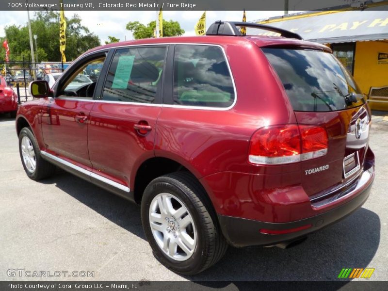 Colorado Red Metallic / Pure Beige 2005 Volkswagen Touareg V8