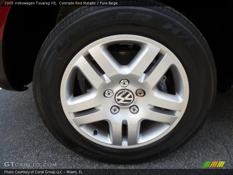 Colorado Red Metallic / Pure Beige 2005 Volkswagen Touareg V8