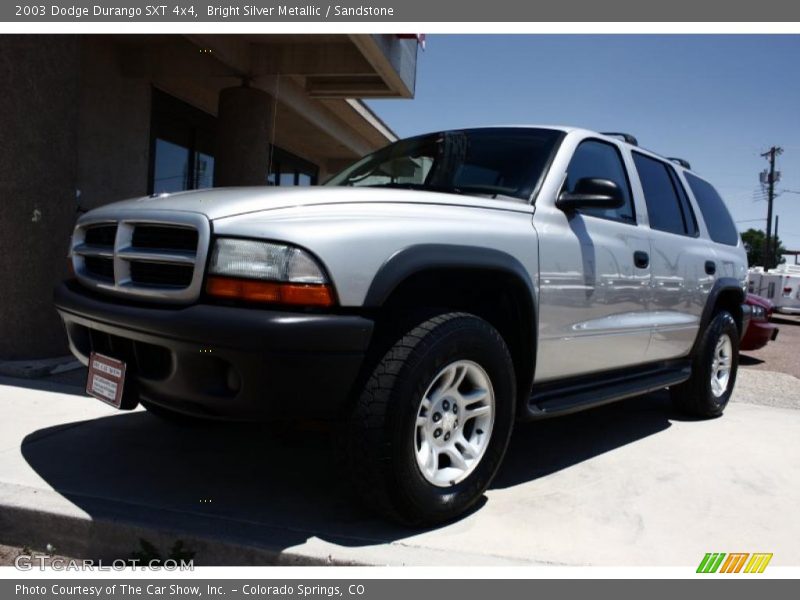 Bright Silver Metallic / Sandstone 2003 Dodge Durango SXT 4x4