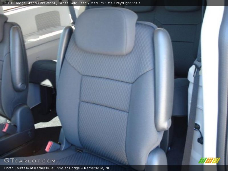 White Gold Pearl / Medium Slate Gray/Light Shale 2010 Dodge Grand Caravan SE