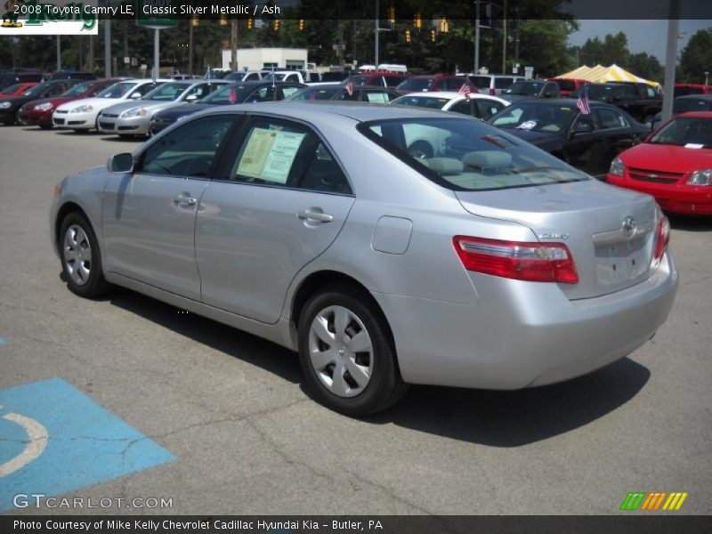 Classic Silver Metallic / Ash 2008 Toyota Camry LE