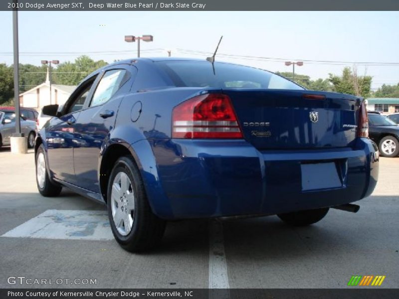Deep Water Blue Pearl / Dark Slate Gray 2010 Dodge Avenger SXT