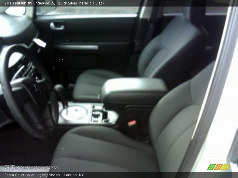 Quick Silver Metallic / Black 2010 Mitsubishi Endeavor LS