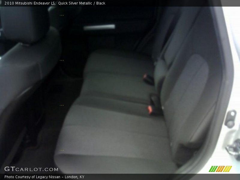 Quick Silver Metallic / Black 2010 Mitsubishi Endeavor LS