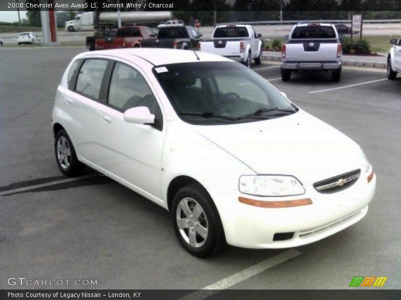 Summit White / Charcoal 2008 Chevrolet Aveo Aveo5 LS