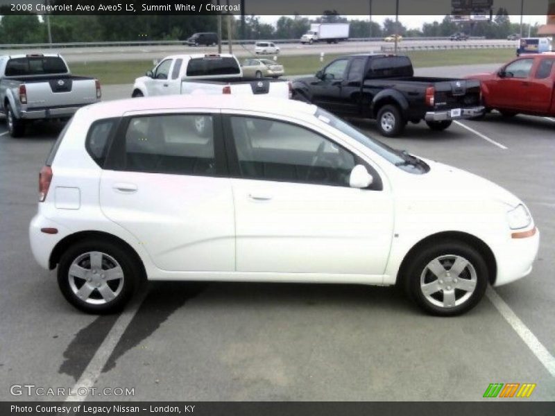 Summit White / Charcoal 2008 Chevrolet Aveo Aveo5 LS