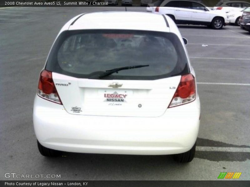 Summit White / Charcoal 2008 Chevrolet Aveo Aveo5 LS