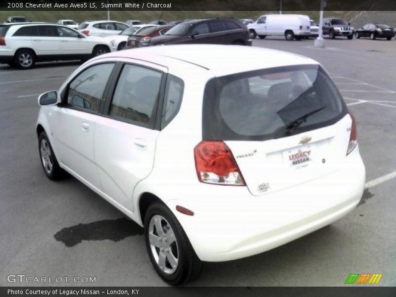 Summit White / Charcoal 2008 Chevrolet Aveo Aveo5 LS
