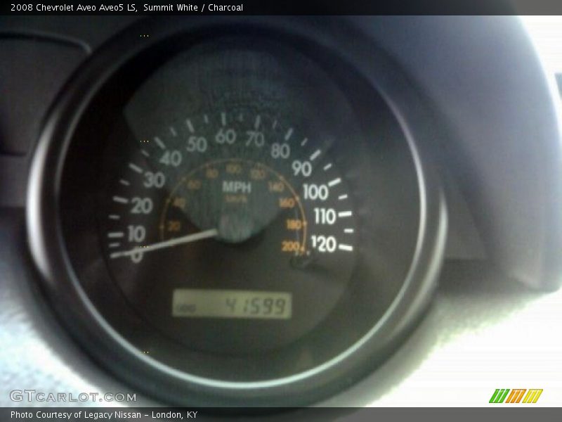 Summit White / Charcoal 2008 Chevrolet Aveo Aveo5 LS
