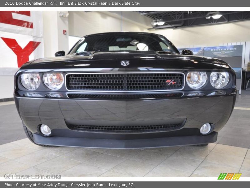 Brilliant Black Crystal Pearl / Dark Slate Gray 2010 Dodge Challenger R/T