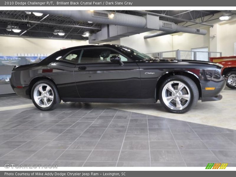 Brilliant Black Crystal Pearl / Dark Slate Gray 2010 Dodge Challenger R/T