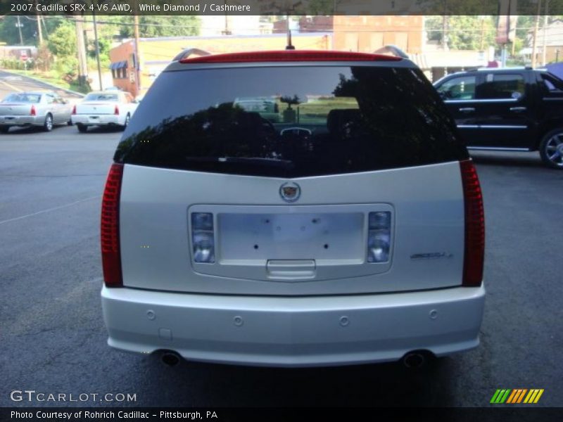 White Diamond / Cashmere 2007 Cadillac SRX 4 V6 AWD