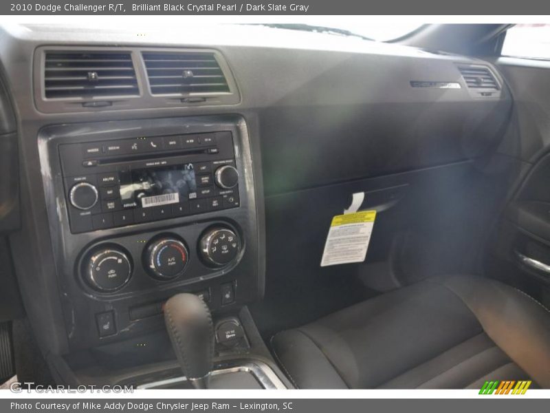 Brilliant Black Crystal Pearl / Dark Slate Gray 2010 Dodge Challenger R/T