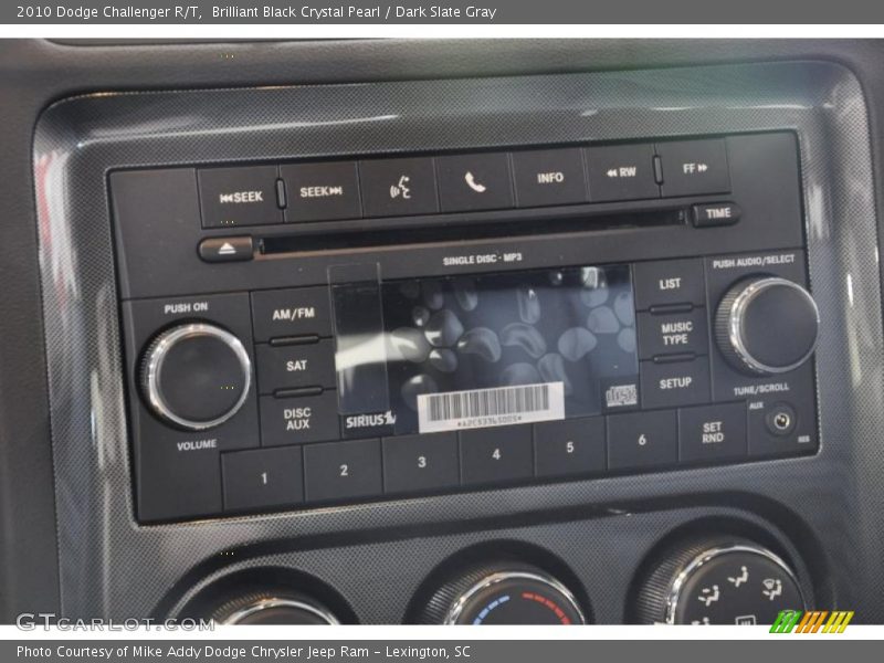 Brilliant Black Crystal Pearl / Dark Slate Gray 2010 Dodge Challenger R/T