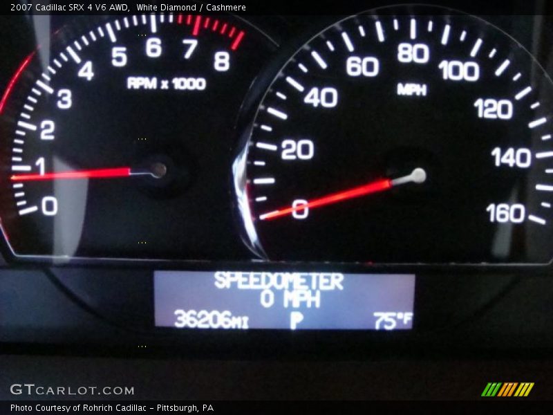 White Diamond / Cashmere 2007 Cadillac SRX 4 V6 AWD