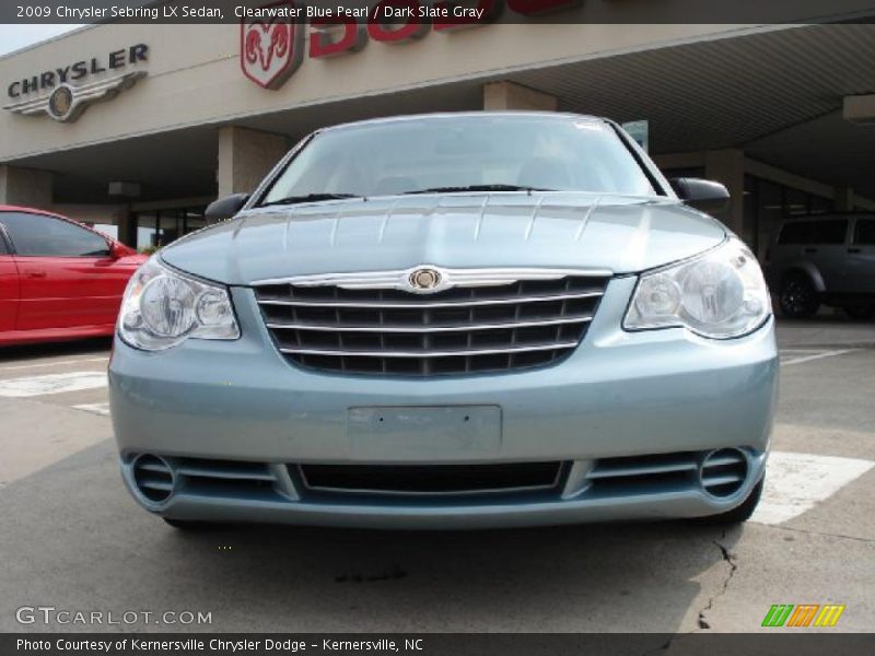 Clearwater Blue Pearl / Dark Slate Gray 2009 Chrysler Sebring LX Sedan