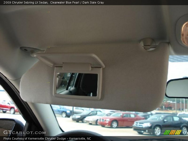 Clearwater Blue Pearl / Dark Slate Gray 2009 Chrysler Sebring LX Sedan