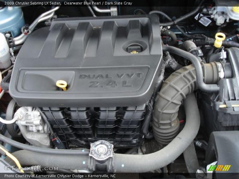 Clearwater Blue Pearl / Dark Slate Gray 2009 Chrysler Sebring LX Sedan