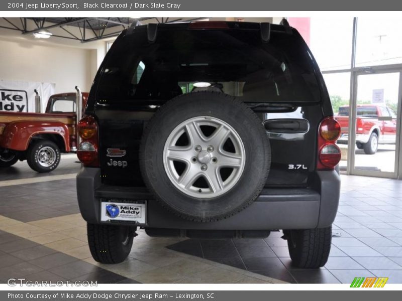 Black Clearcoat / Dark Slate Gray 2004 Jeep Liberty Sport