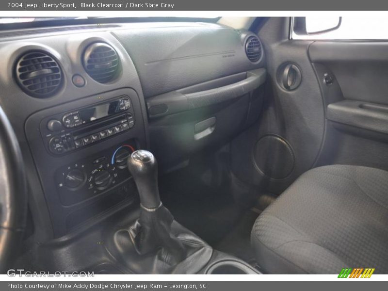 Black Clearcoat / Dark Slate Gray 2004 Jeep Liberty Sport