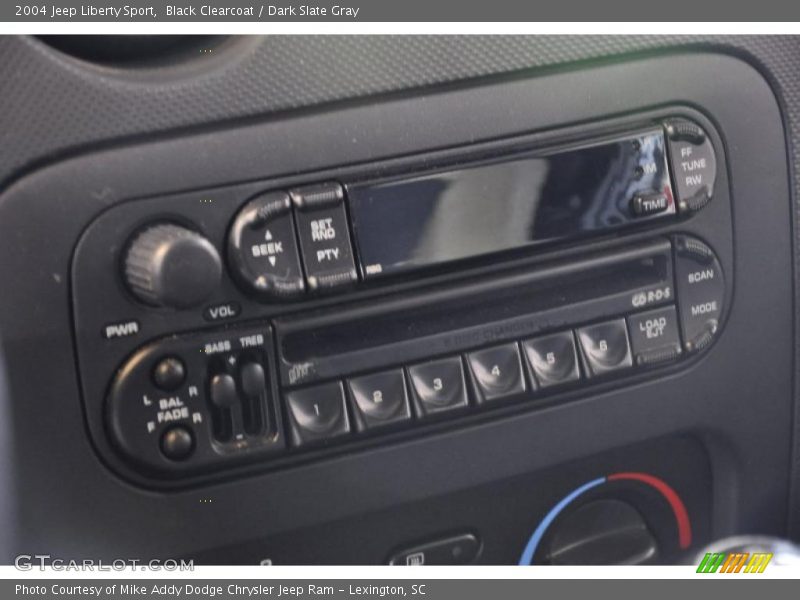 Black Clearcoat / Dark Slate Gray 2004 Jeep Liberty Sport