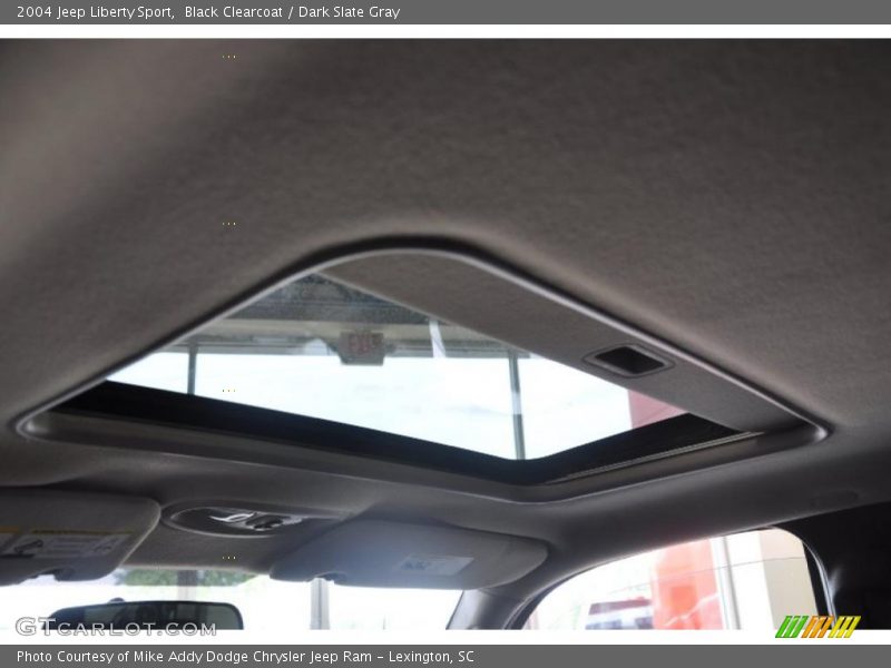 Black Clearcoat / Dark Slate Gray 2004 Jeep Liberty Sport